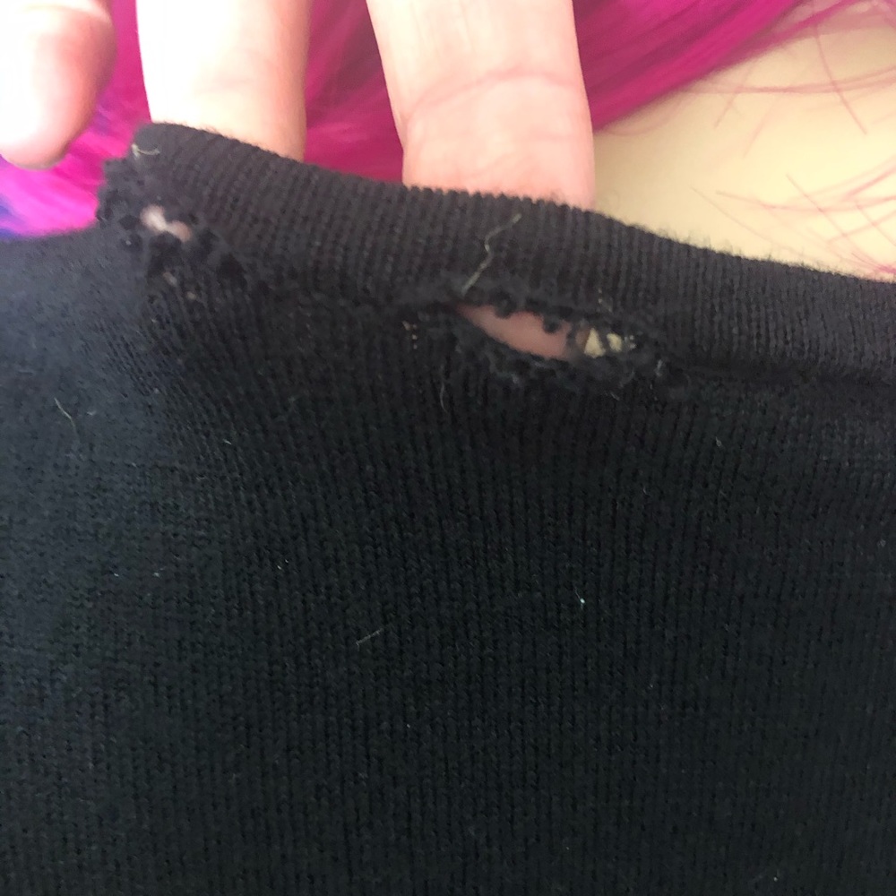 BCBG MaxAzria black sleeveless wool mini dress - Picture 5 of 6